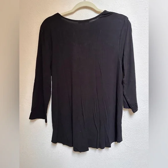 DownEast Black Long Sleeve Top - Picture 3 of 3
